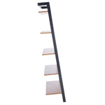 Safavieh Beauregard 5 Tier Leaning Etagere, ETG9402 - Natural/Charcoal