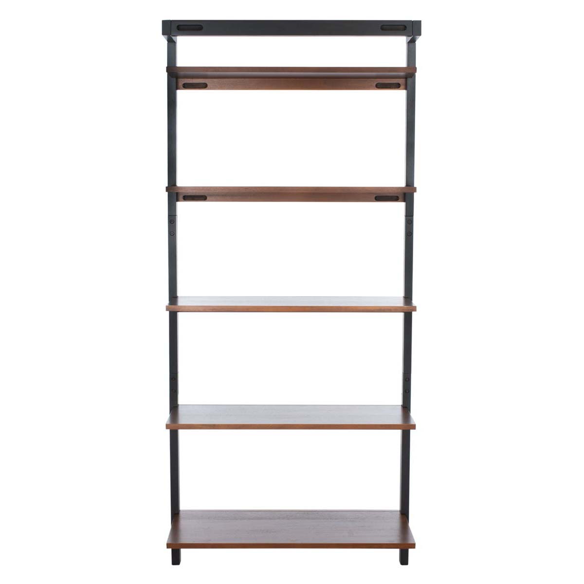 Safavieh Beauregard 5 Tier Leaning Etagere , ETG9402 - Honey Brown / Charcoal