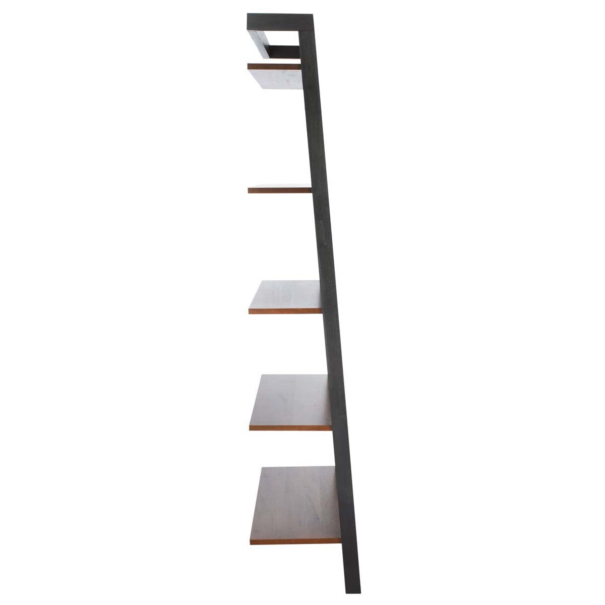 Safavieh Beauregard 5 Tier Leaning Etagere , ETG9402 - Honey Brown / Charcoal