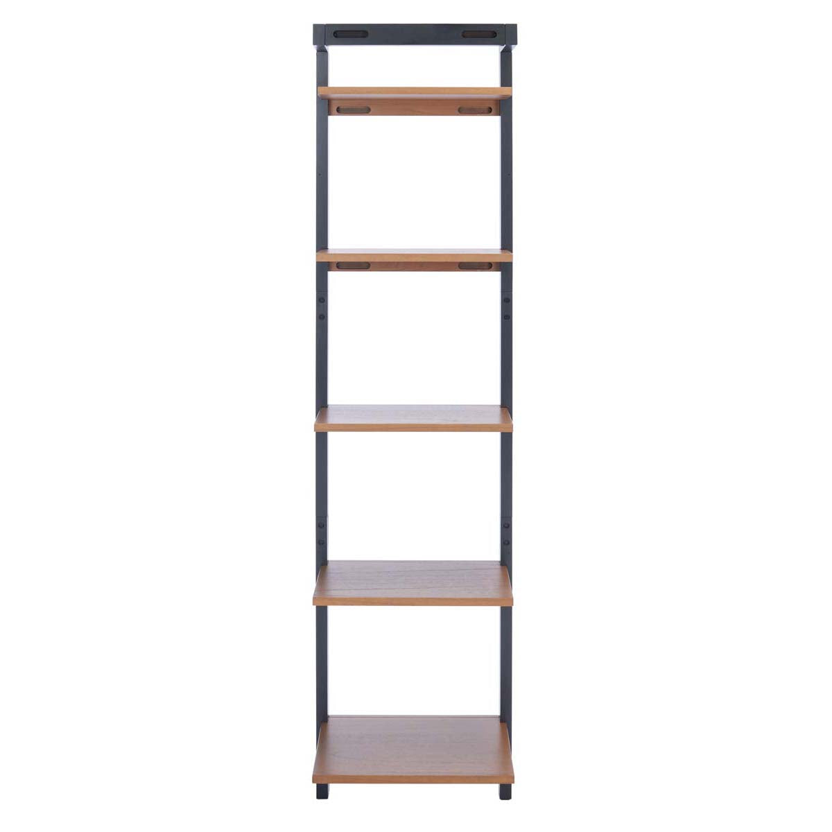 Safavieh Yassi 5 Tier Leaning Etagere, ETG9403 - Natural / Charcoal