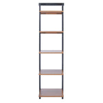 Safavieh Yassi 5 Tier Leaning Etagere, ETG9403 - Natural / Charcoal
