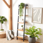 Safavieh Yassi 5 Tier Leaning Etagere, ETG9403 - Natural / Charcoal