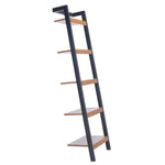 Safavieh Yassi 5 Tier Leaning Etagere, ETG9403 - Natural / Charcoal
