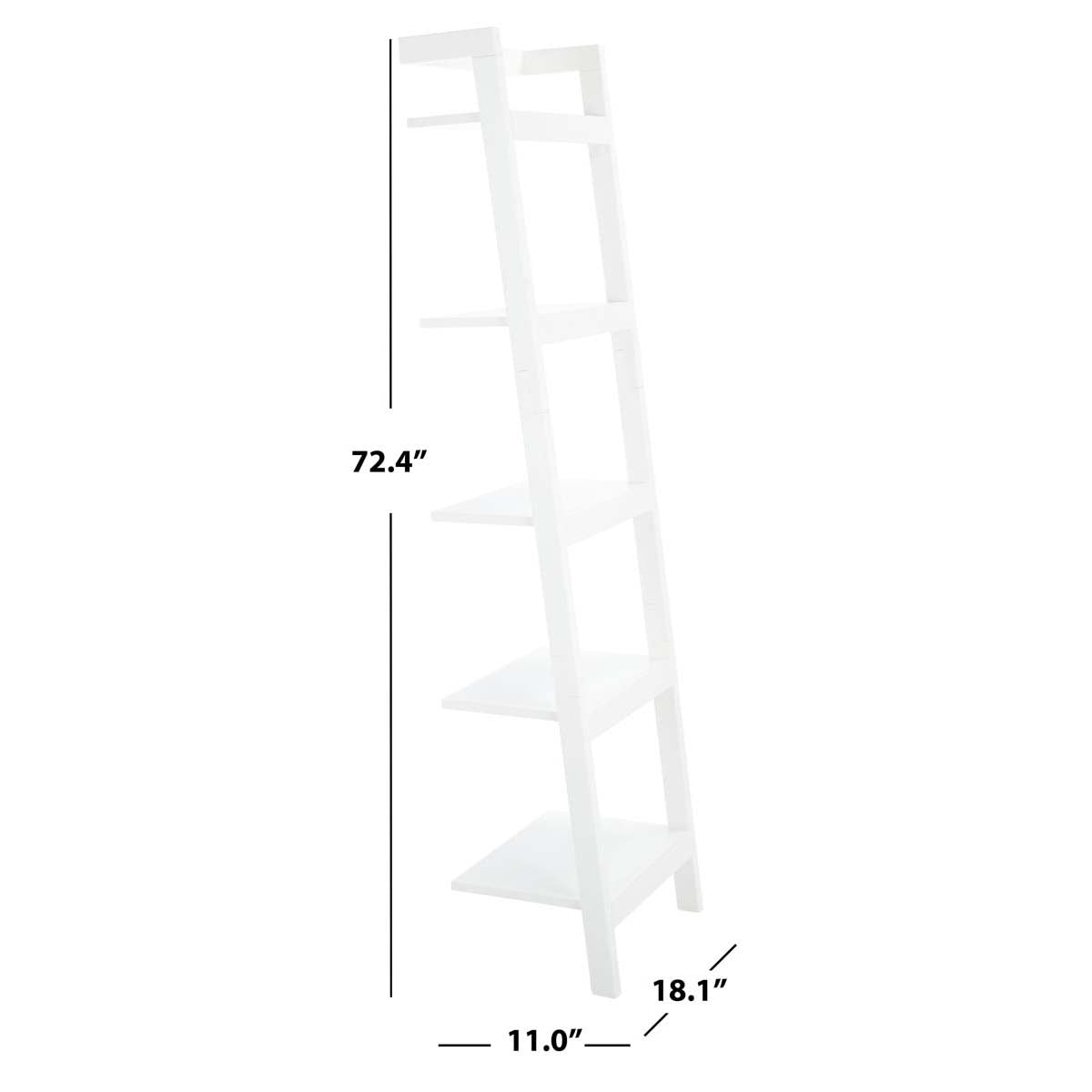 Safavieh Yassi 5 Tier Leaning Etagere , ETG9403 - White