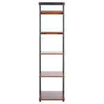 Safavieh Yassi 5 Tier Leaning Etagere , ETG9403 - Honey Brown / Charcoal