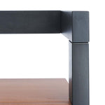 Safavieh Yassi 5 Tier Leaning Etagere , ETG9403 - Honey Brown / Charcoal