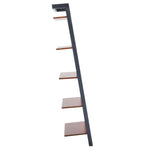 Safavieh Yassi 5 Tier Leaning Etagere , ETG9403 - Honey Brown / Charcoal