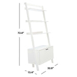 Safavieh Vlad 3 Shelf 1 Door Etagere , ETG9405 - White