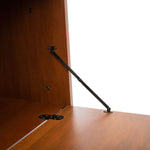 Safavieh Vlad 3 Shelf 1 Door Etagere , ETG9405 - Honey Brown / Charcoal