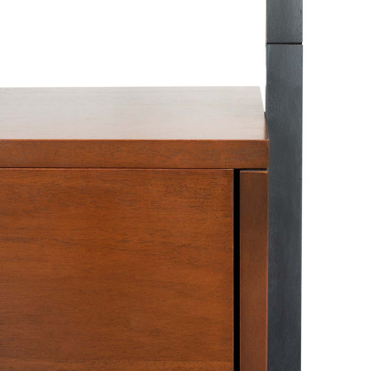 Safavieh Vlad 3 Shelf 1 Door Etagere , ETG9405 - Honey Brown / Charcoal