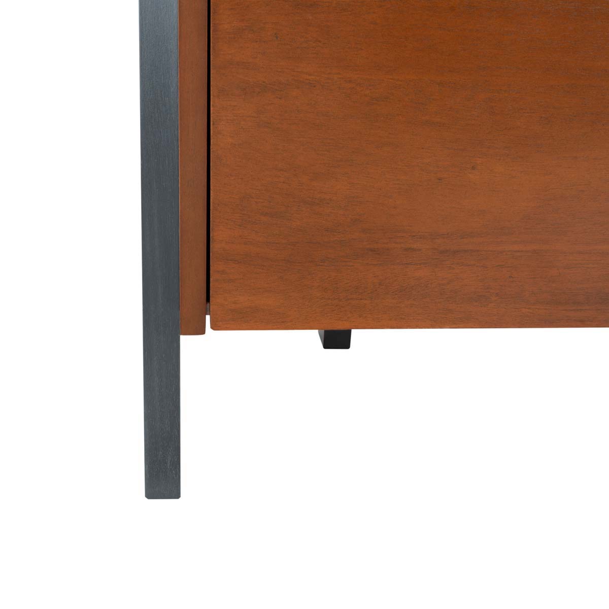 Safavieh Vlad 3 Shelf 1 Door Etagere , ETG9405 - Honey Brown / Charcoal