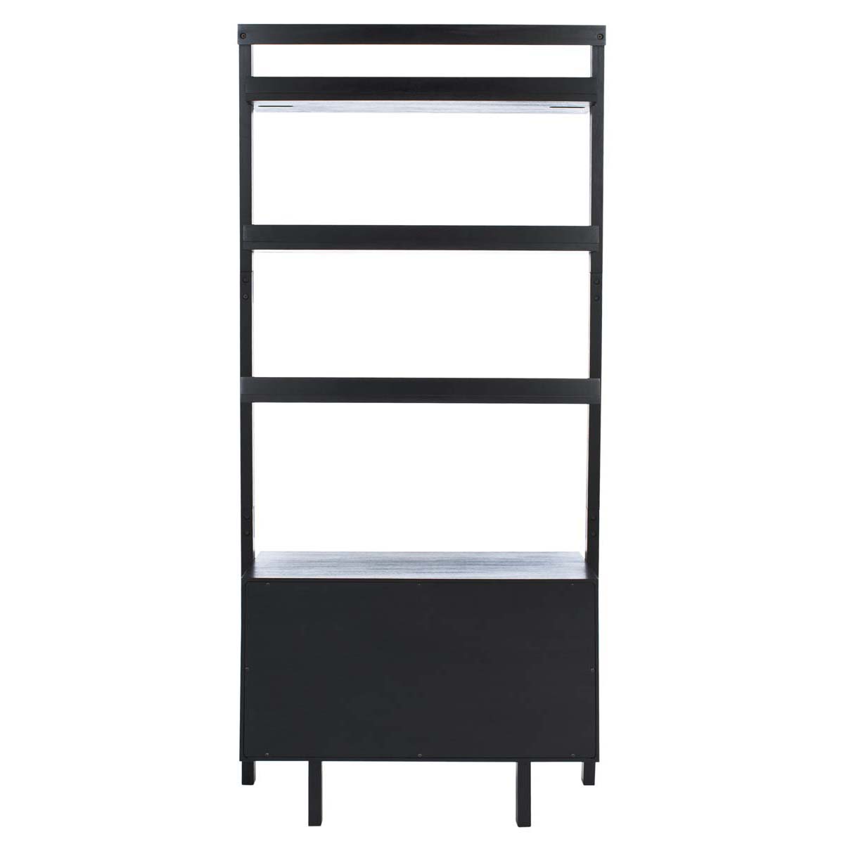 Safavieh Vlad 3 Shelf 1 Door Etagere , ETG9405 - Black