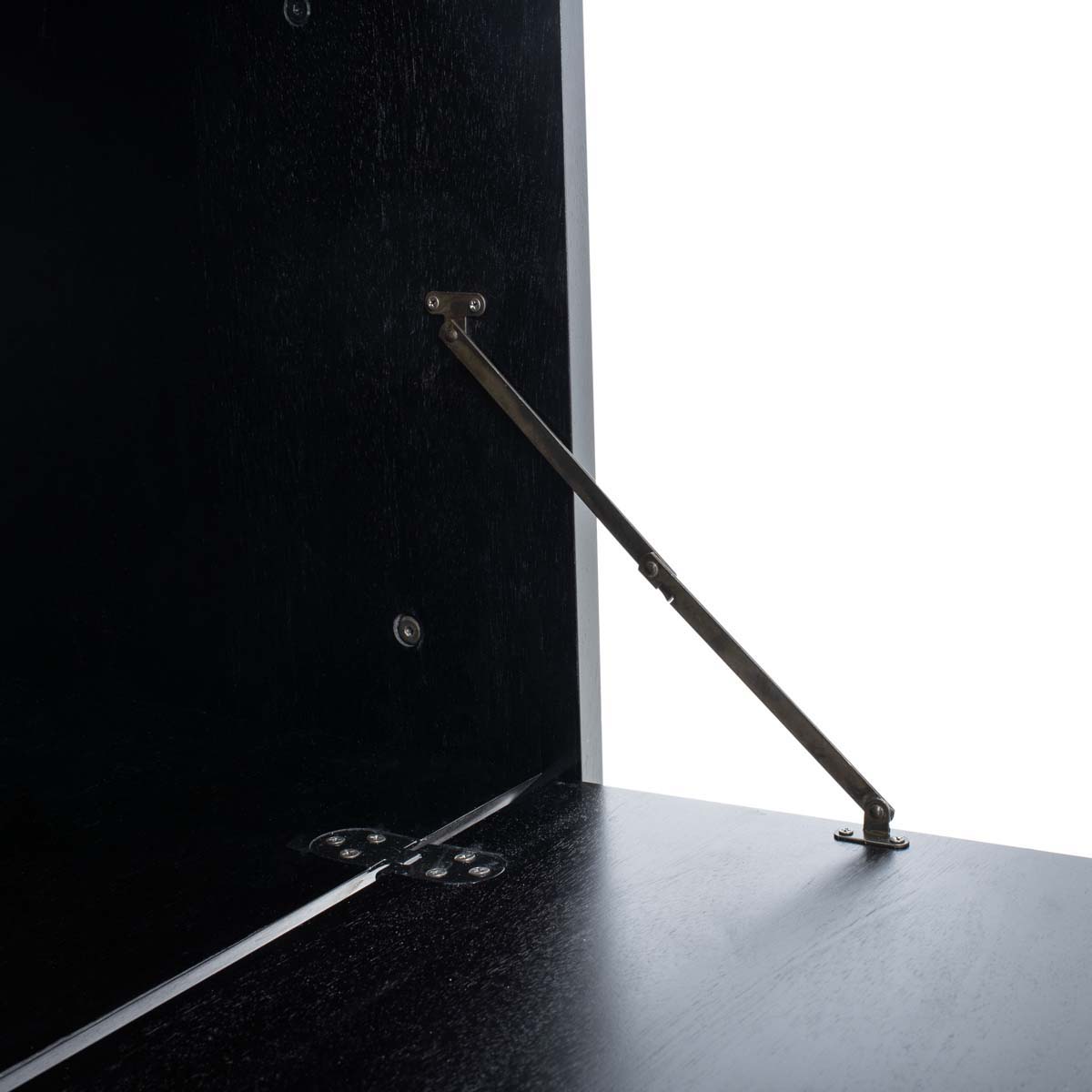 Safavieh Vlad 3 Shelf 1 Door Etagere , ETG9405 - Black