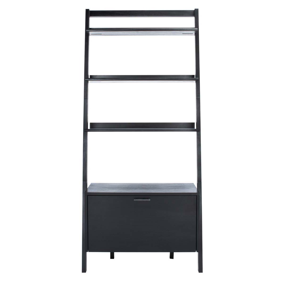 Safavieh Vlad 3 Shelf 1 Door Etagere , ETG9405 - Black