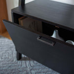 Safavieh Vlad 3 Shelf 1 Door Etagere , ETG9405 - Black