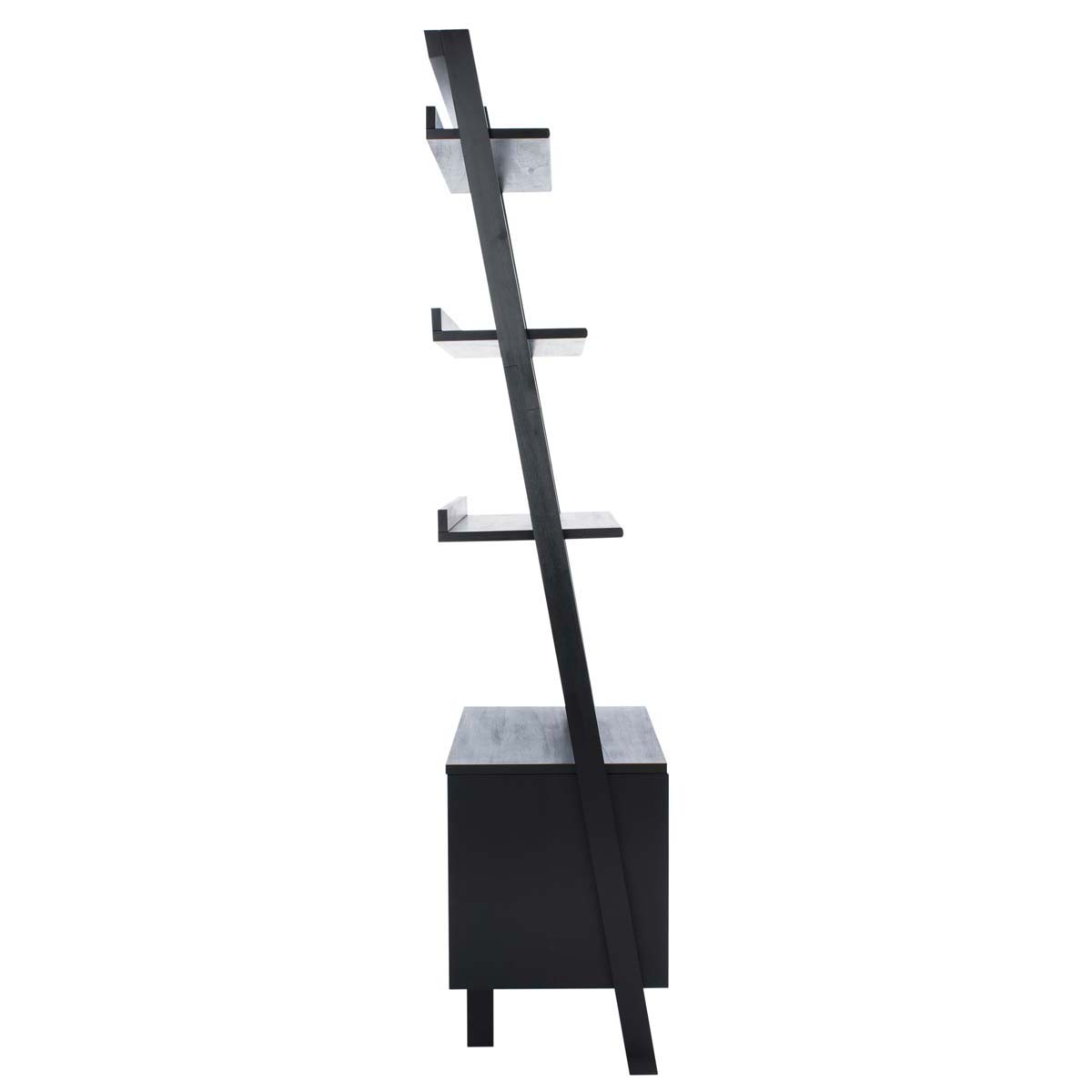 Safavieh Vlad 3 Shelf 1 Door Etagere , ETG9405 - Black