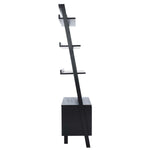 Safavieh Vlad 3 Shelf 1 Door Etagere , ETG9405 - Black