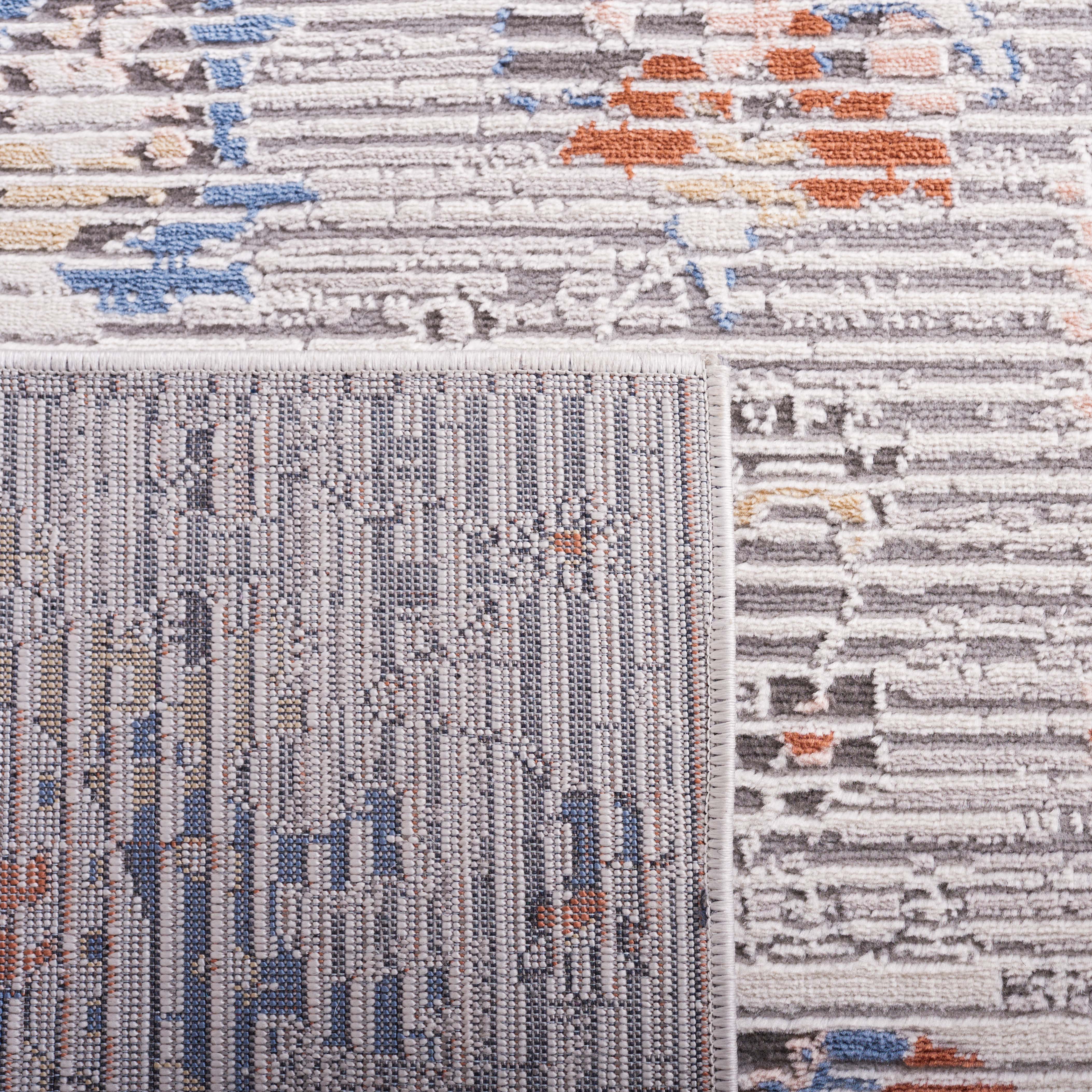 Safavieh Eternal 200 Rug, ETL200 - Grey / Blue Rust