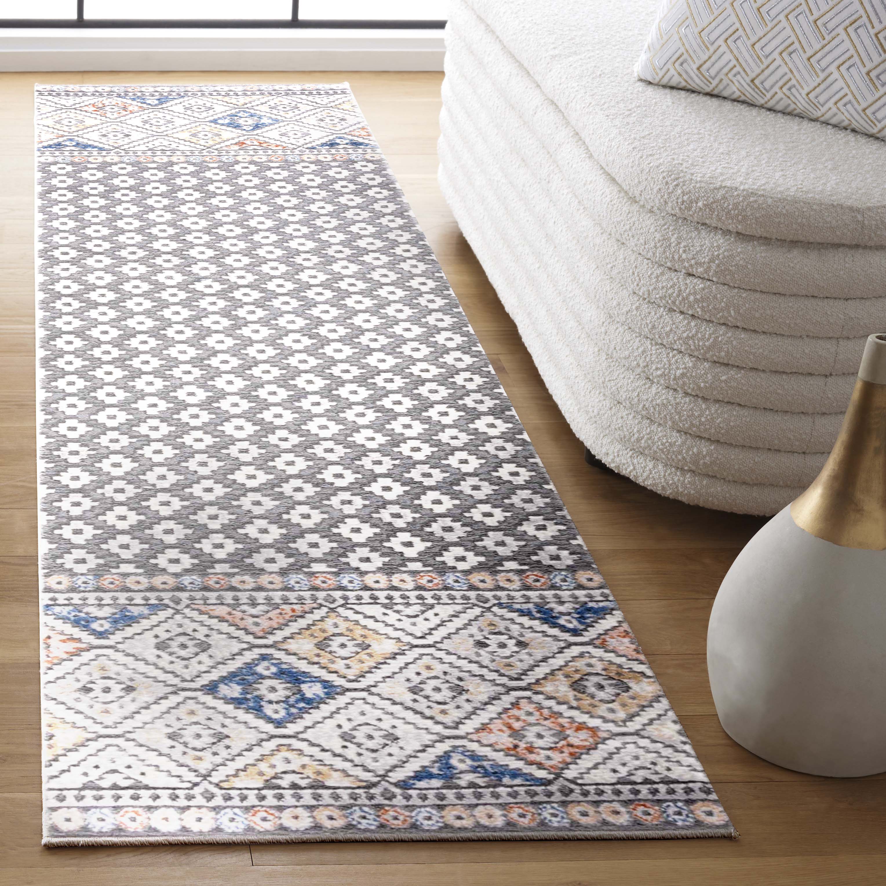 Safavieh Eternal 202 Rug, ETL202 - Grey / Blue Rust