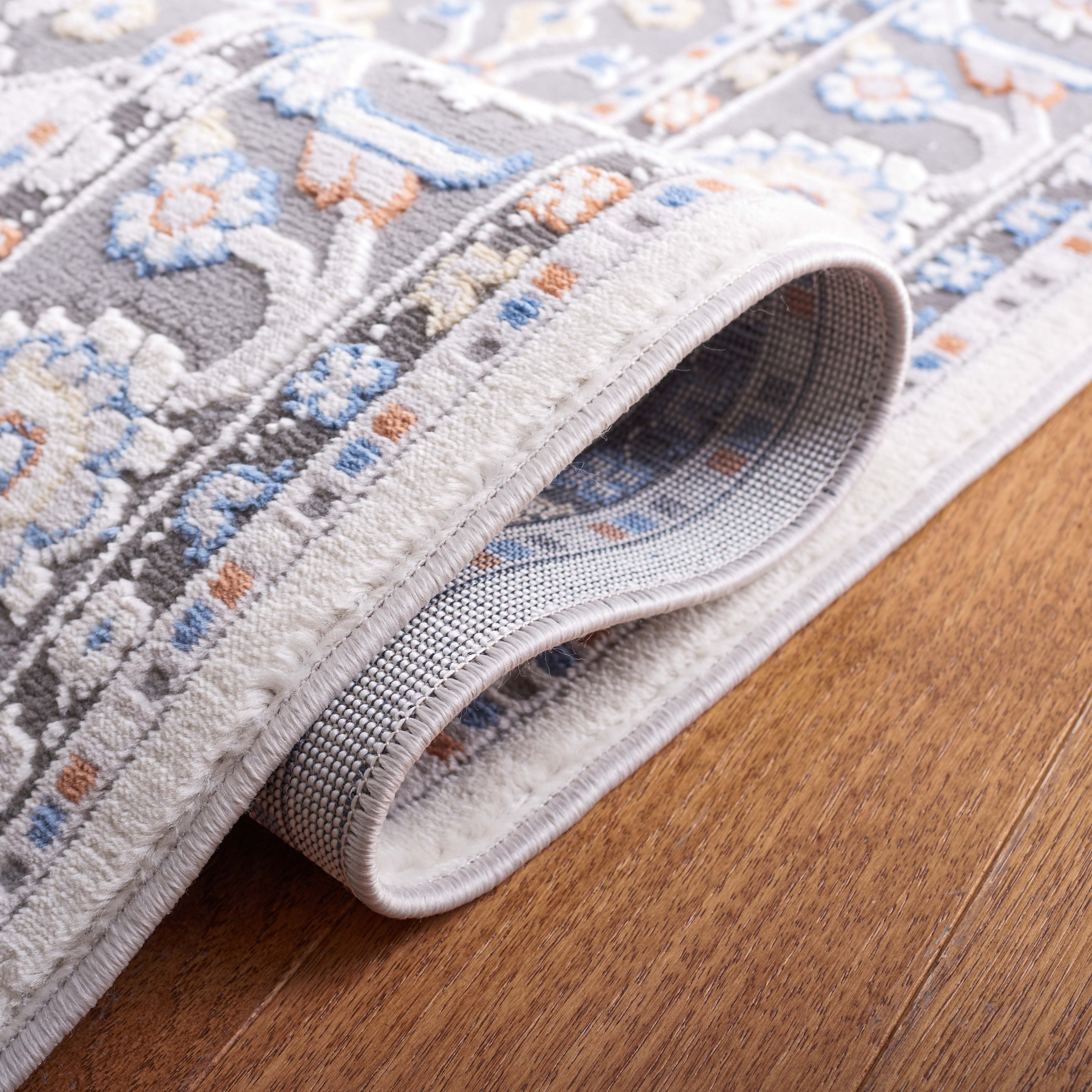 Safavieh Eternal 210 Rug, ETL210 - Grey / Blue Rust