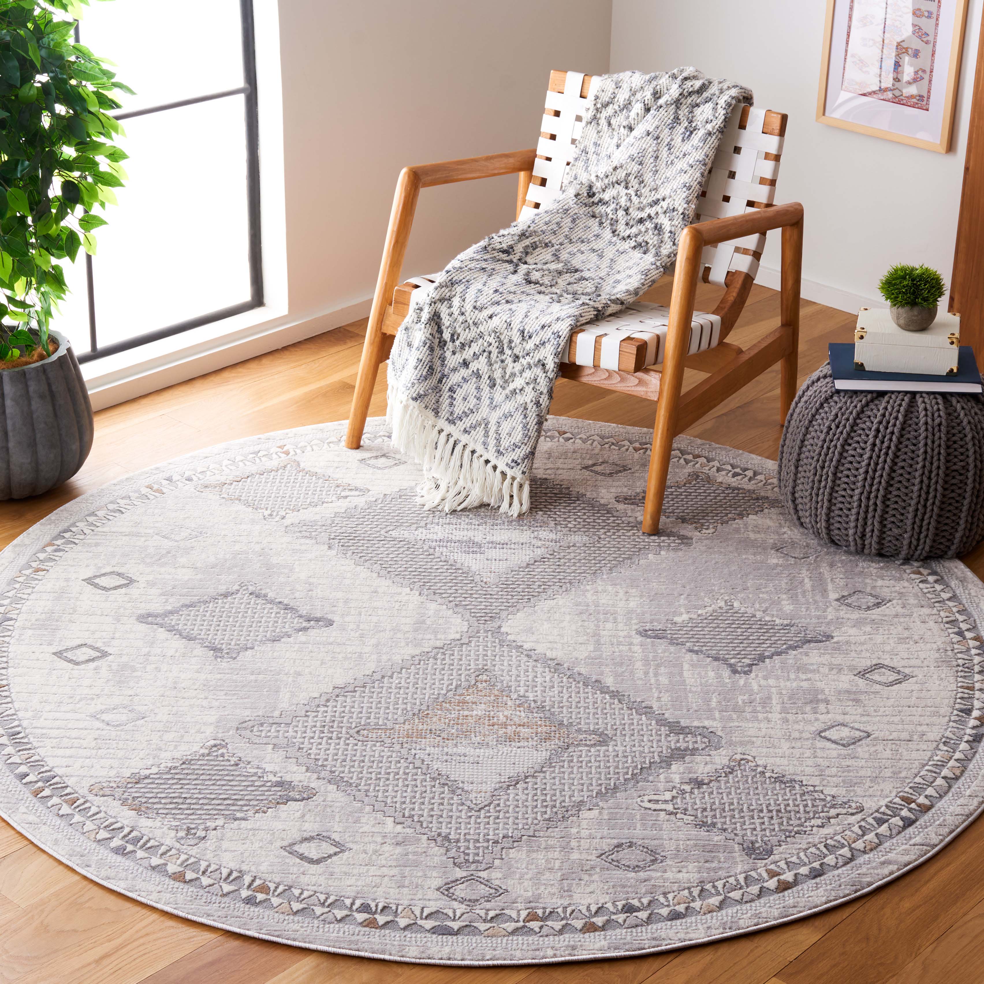 Safavieh Eternal 214 Rug, ETL214 - Grey / Ivory