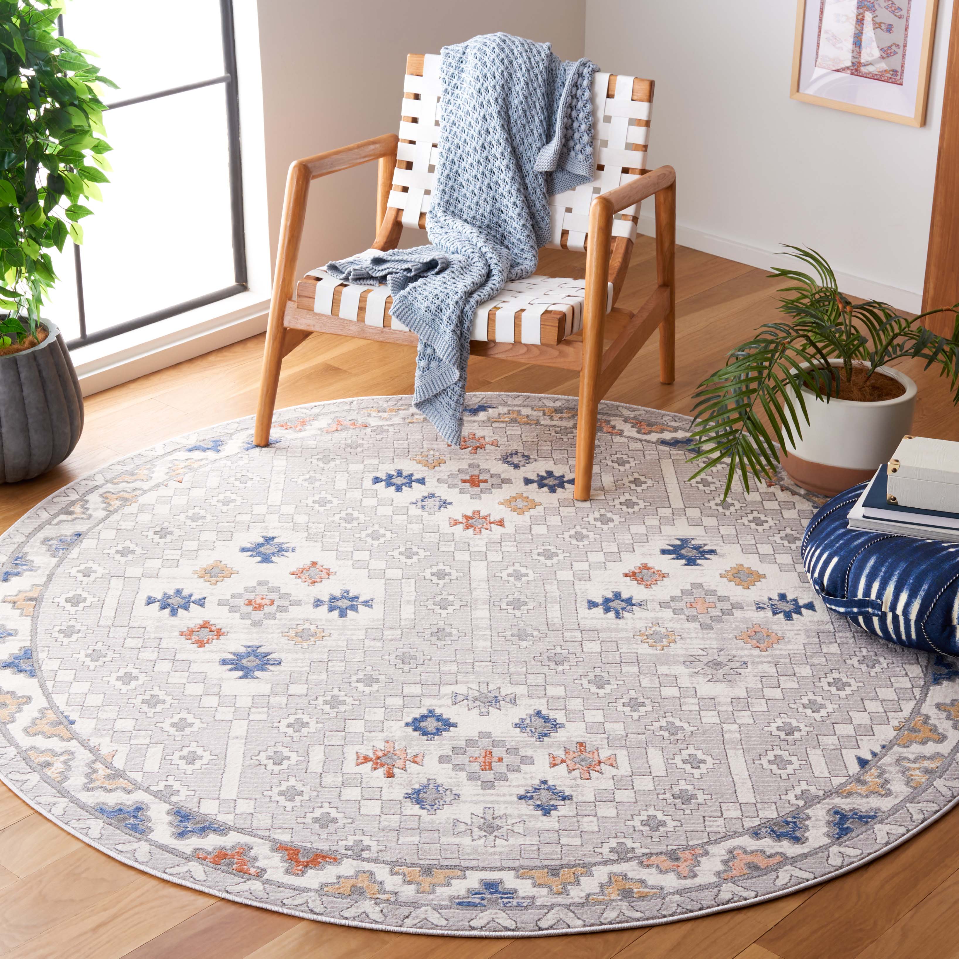 Safavieh Eternal 224 Rug, ETL224 - Grey / Ivory
