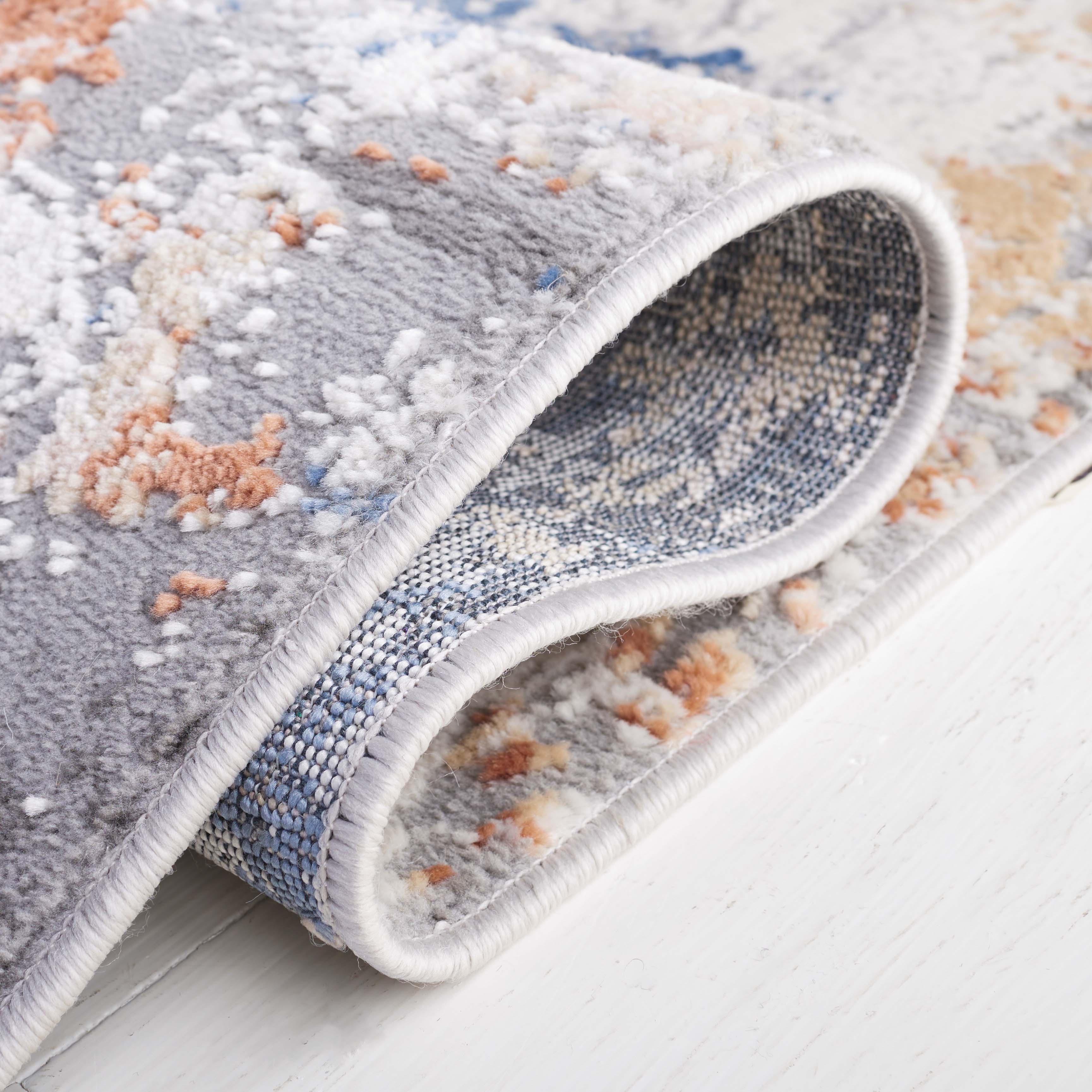 Safavieh Eternal 228 Rug, ETL228 - Grey / Blue Gold