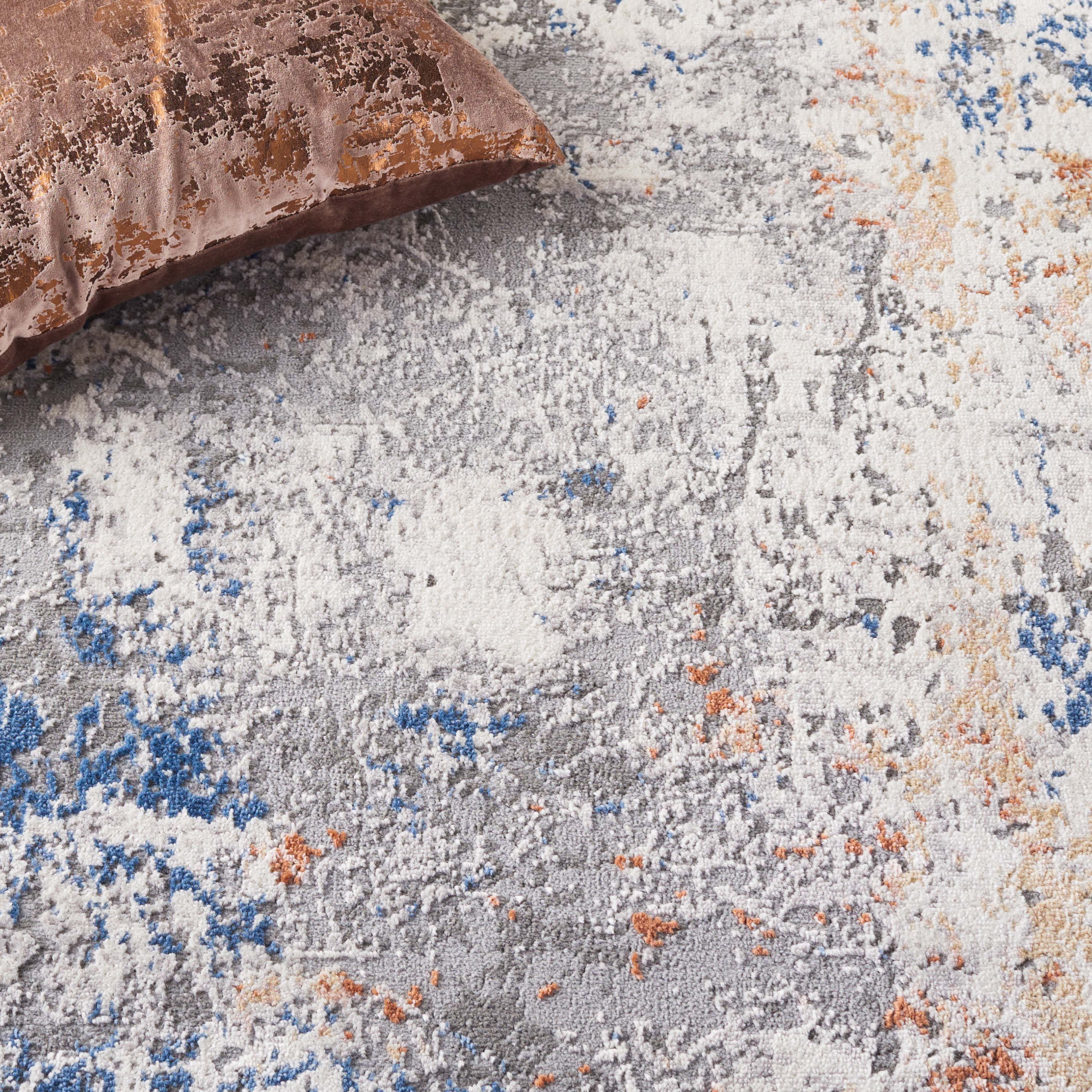 Safavieh Eternal 228 Rug, ETL228 - Grey / Blue Gold