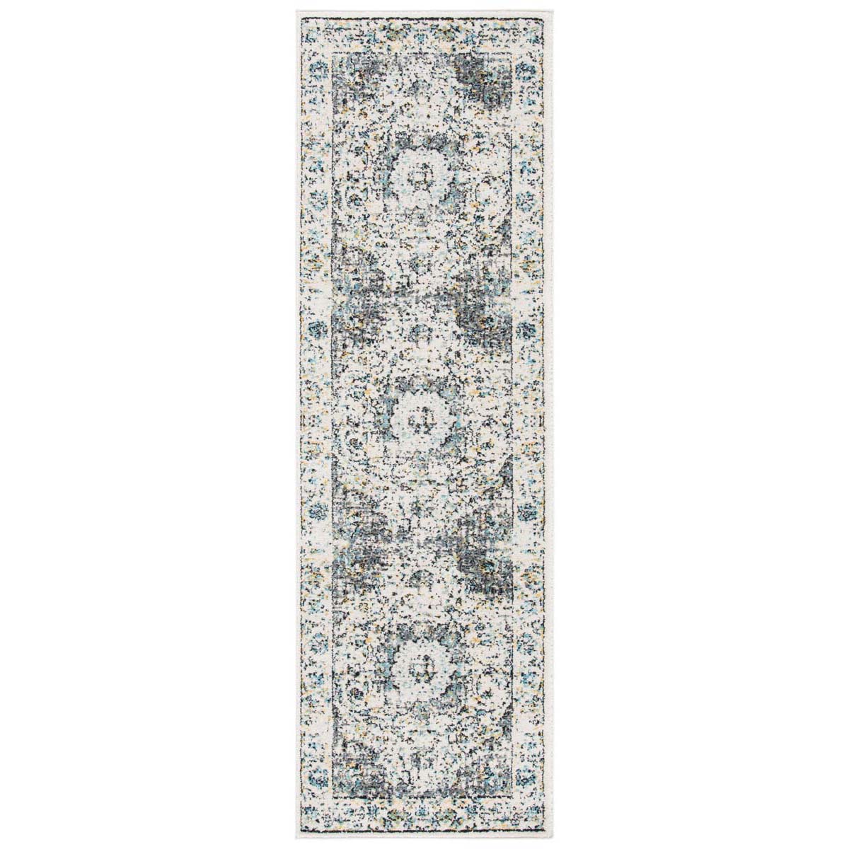 Safavieh Evoke 220 Rug, Grey, EVK220 - Grey / Gold