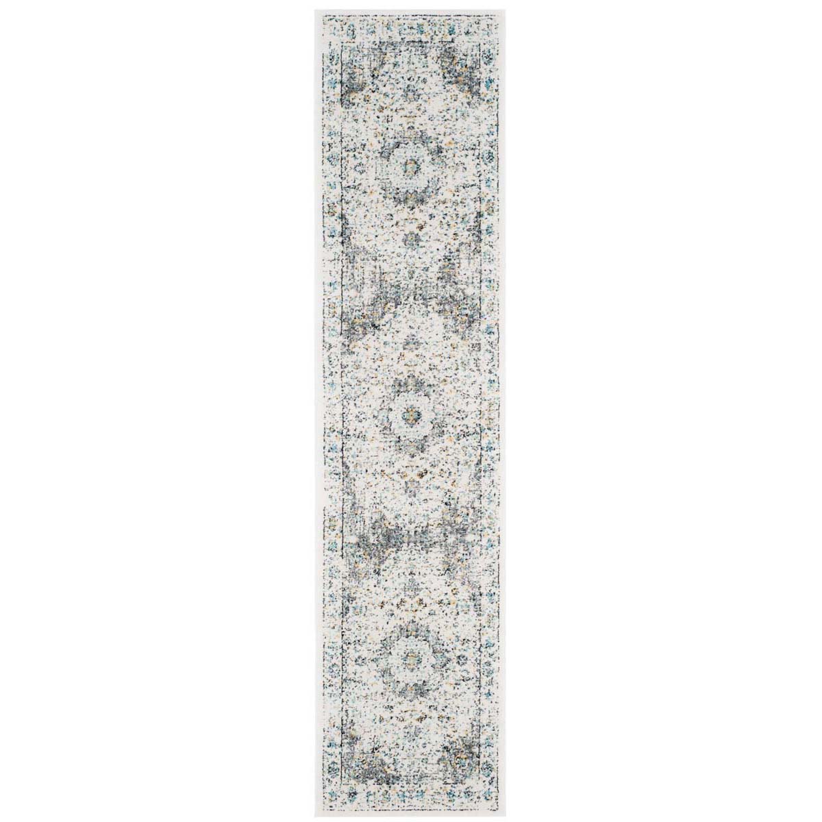 Safavieh Evoke 220 Rug, Grey, EVK220 - Grey / Gold