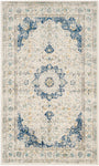 Safavieh Evoke 220 Rug, Blue, EVK220 - Ivory / Blue