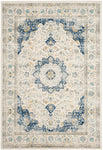 Safavieh Evoke 220 Rug, Blue, EVK220 - Ivory / Blue