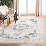 Safavieh Evoke 220 Rug, Blue, EVK220 - Ivory / Blue