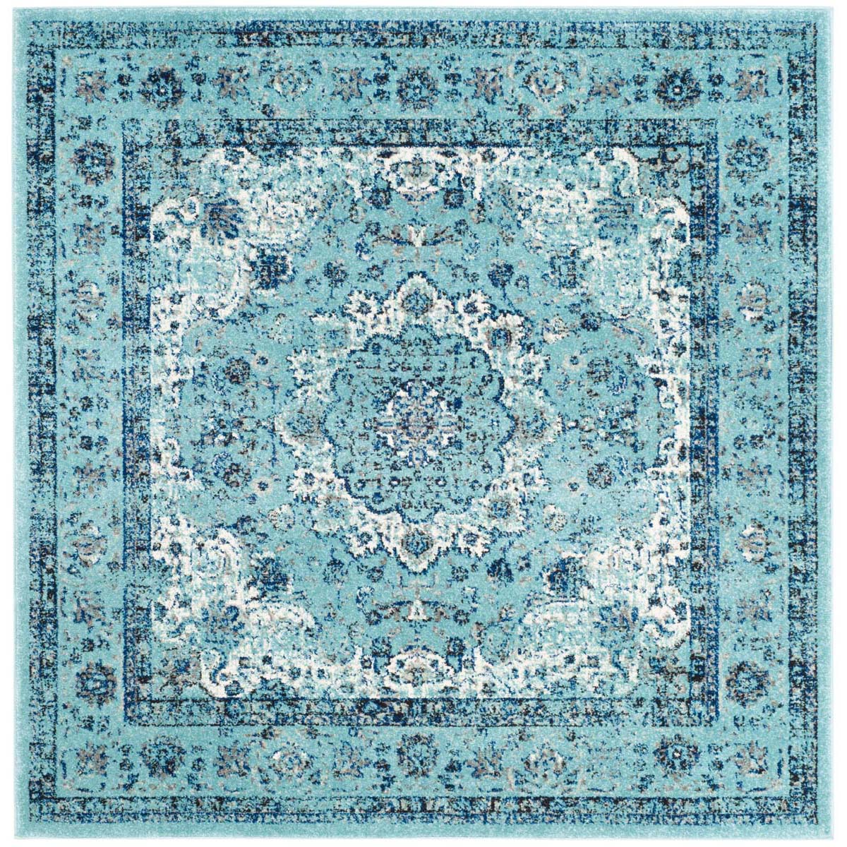 Safavieh Evoke 220 Rug, Blue, EVK220 - Light Blue / Light Blue