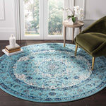 Safavieh Evoke 220 Rug, Blue, EVK220 - Light Blue / Light Blue