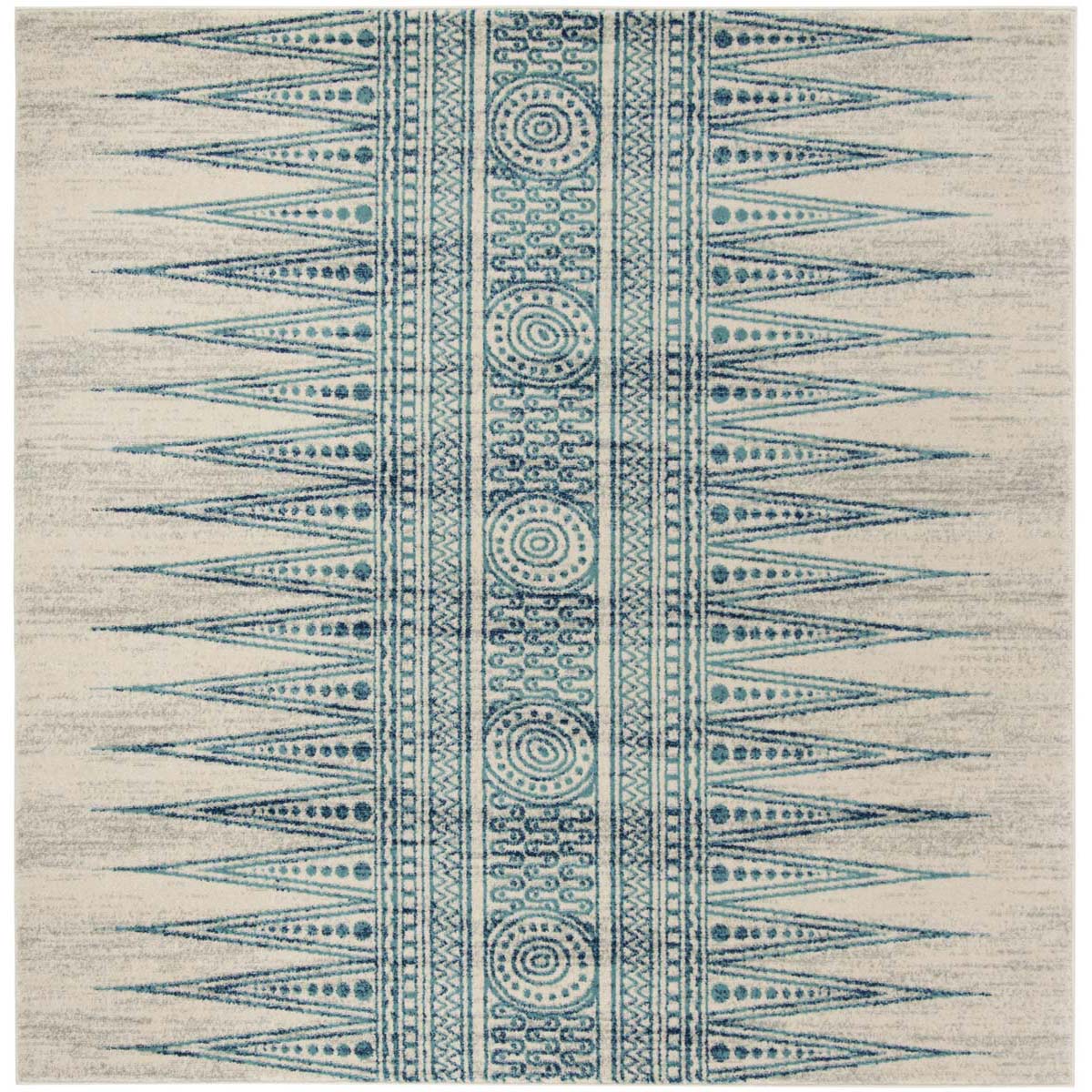 Safavieh Evoke 226 Rug, EVK226 - IVORY / TURQUOISE
