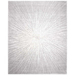 Safavieh Evoke 228 Rug, White, EVK228 - Dark Grey / Ivory