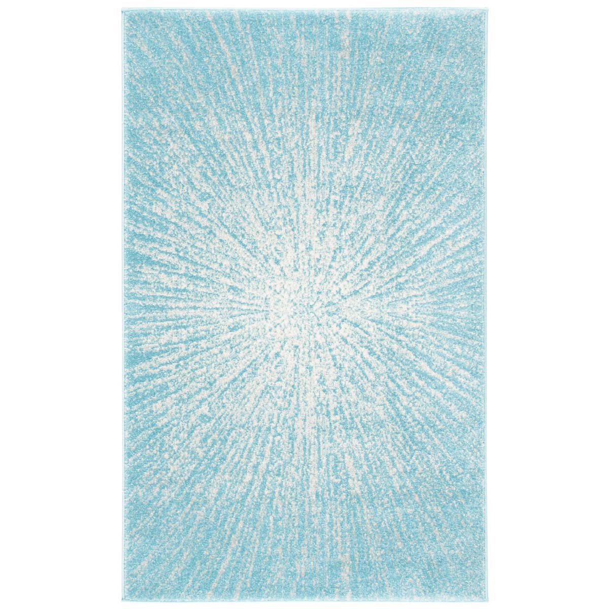Safavieh Evoke 228 Rug, Blue, EVK228 - Aqua / Ivory