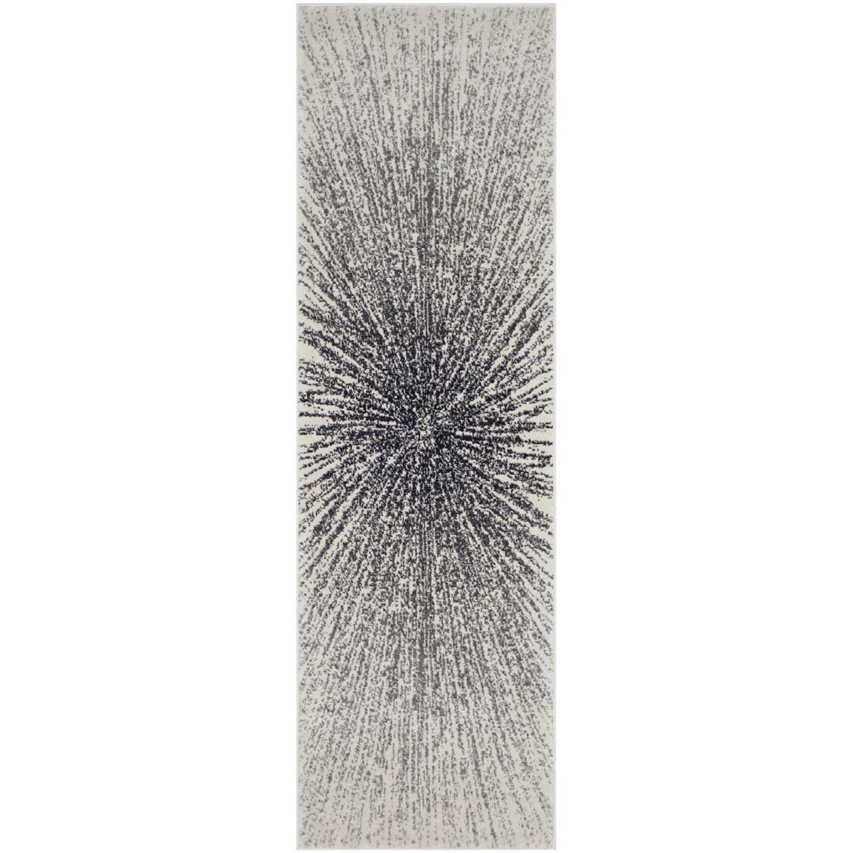 Safavieh Evoke 228 Rug, White, EVK228 - Black / Ivory