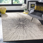Safavieh Evoke 228 Rug, White, EVK228 - Black / Ivory