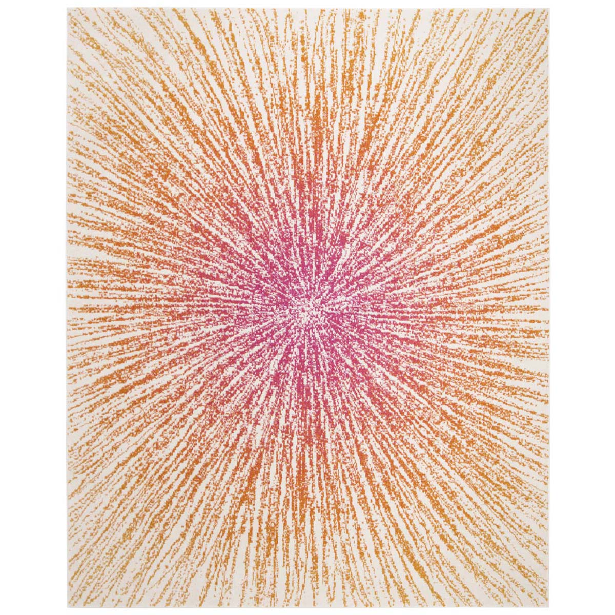 Safavieh Evoke 228 Rug, White, EVK228 - Fuchsia / Cream