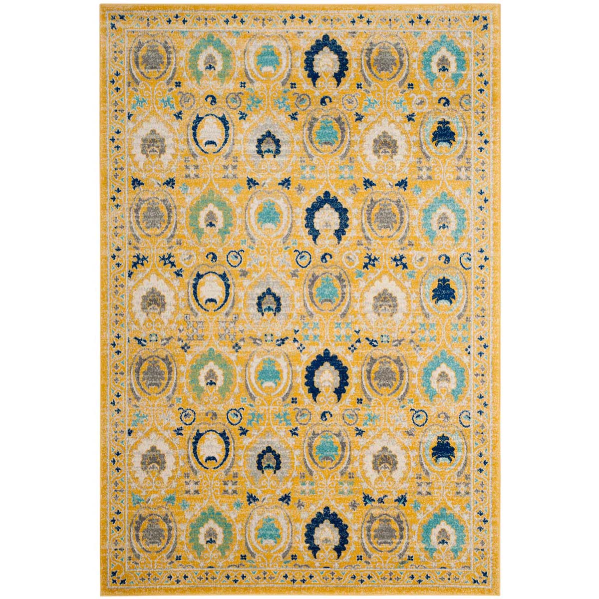 Safavieh Evoke 251 Rug, EVK251 - Gold / Ivory