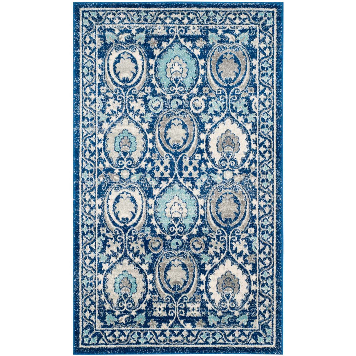 Safavieh Evoke 251 Rug, EVK251 - Blue / Ivory