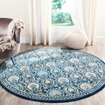 Safavieh Evoke 251 Rug, EVK251 - Blue / Ivory