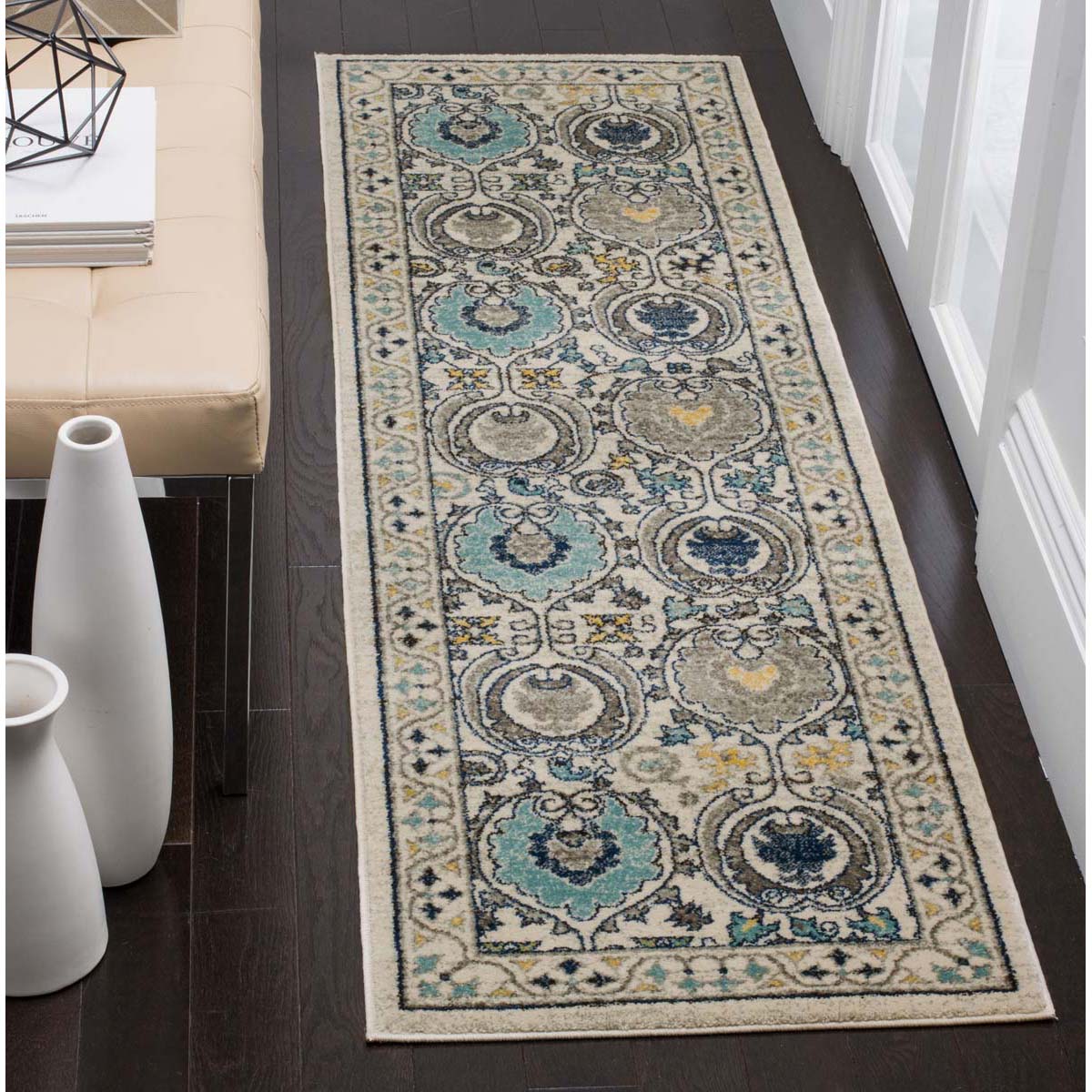Safavieh Evoke 251 Rug, EVK251 - Ivory / Grey