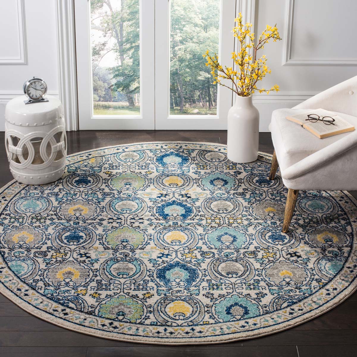 Safavieh Evoke 251 Rug, EVK251 - Ivory / Grey