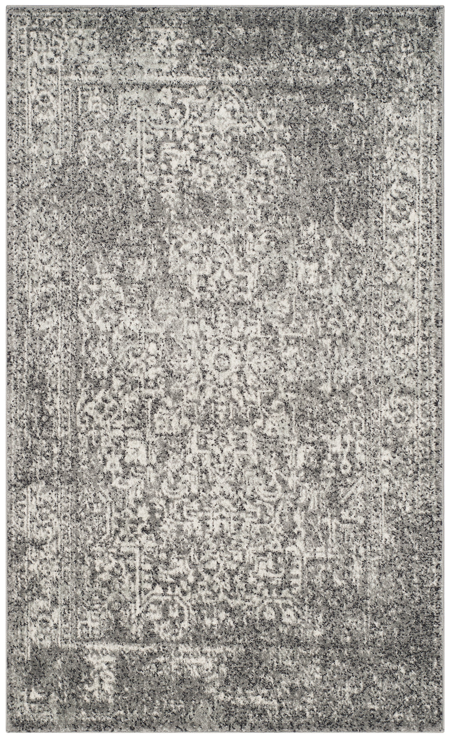 Safavieh Evoke 256 Rug, Grey, EVK256 - Grey / Ivory