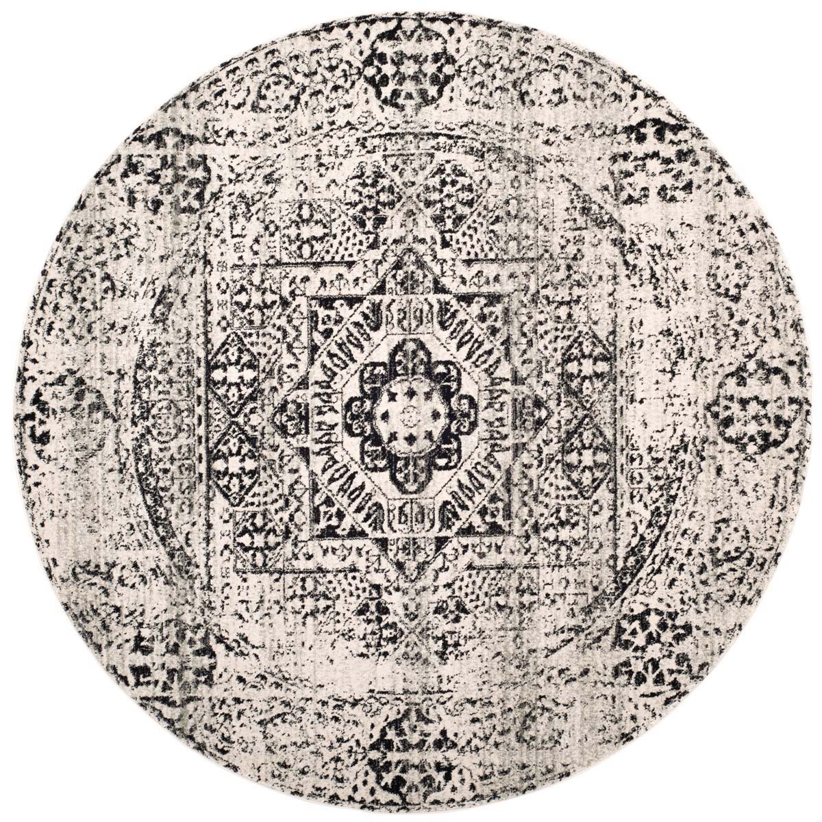 Safavieh Evoke 260 Rug, EVK260 - Ivory / Black
