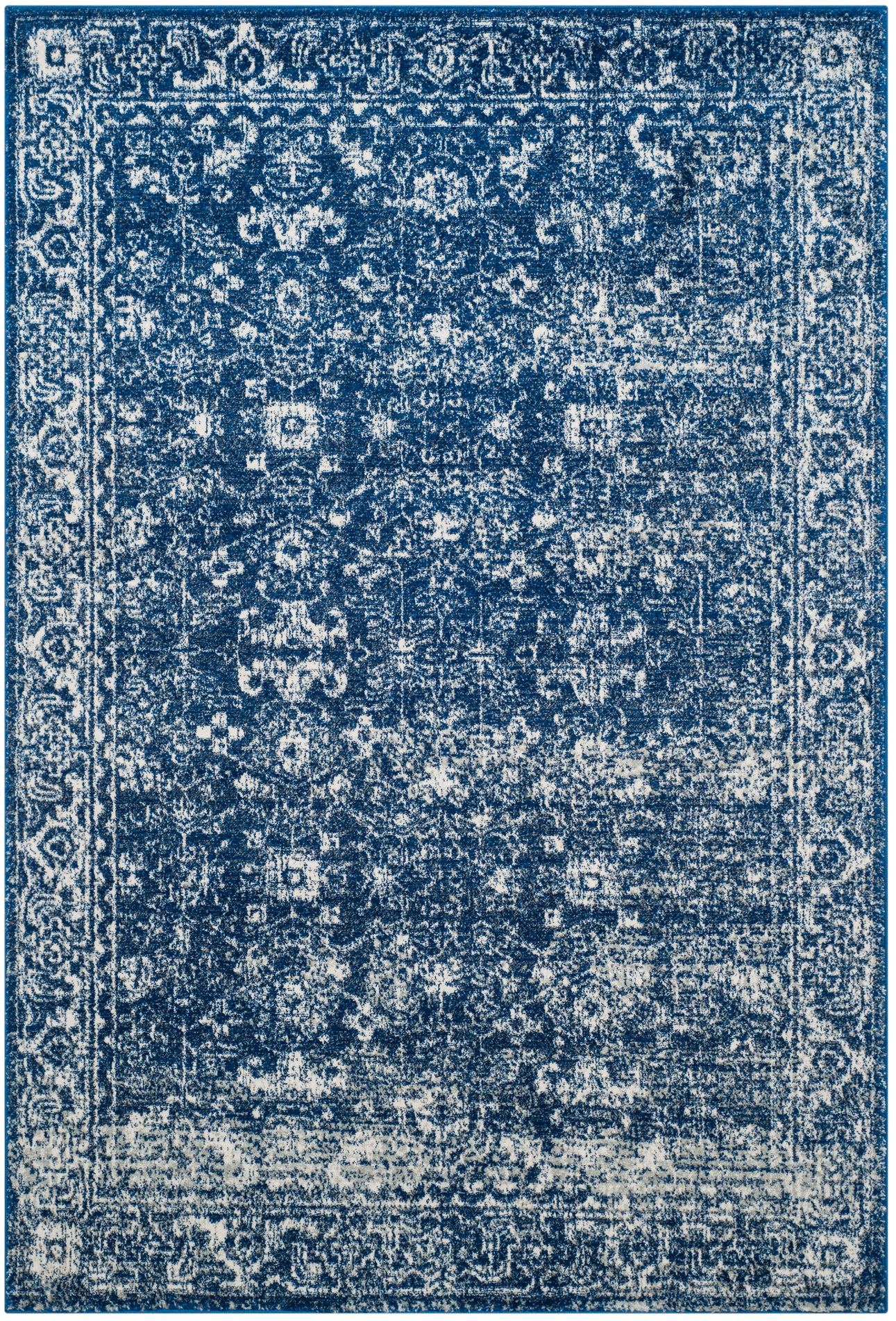 Safavieh Evoke 270 Rug, Blue, EVK270 - Navy / Ivory
