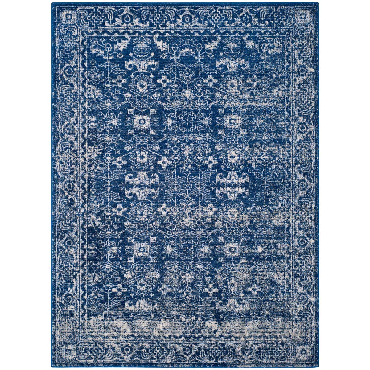 Safavieh Evoke 270 Rug, Blue, EVK270 - Navy / Ivory
